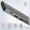 Axagon HMC-5G21 10Gbps hub 5in 1 HDMI + 2x USB-A/USB-C