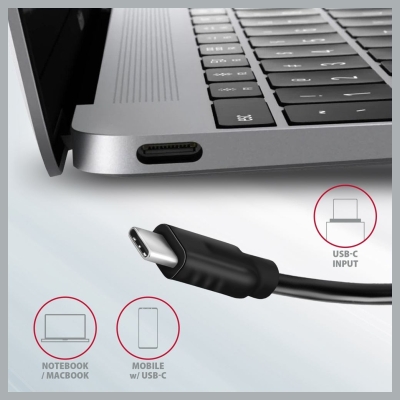 Axagon HMC-5G21 10Gbps hub 5in 1 HDMI + 2x USB-A/USB-C