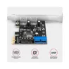 Axagon PCEU-232RS PCIe card - 2+2x USB 5Gbps port, SATA power, Renesas PD720201, SP & LP