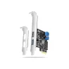 Axagon PCEU-232RS PCIe card - 2+2x USB 5Gbps port, SATA power, Renesas PD720201, SP & LP