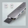 Axagon Multiport USB 3.2 Gen 1 hub. HDMI, card reader and Power Delivery. 20 cm USB-C cable.