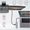 Axagon Hub HMC-5 2x USB-A, HDMI, SD/microSD, USB 3.2 Gen 1, PD 100W, 20cm USB-C cable
