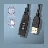 Axagon Active extension USB 2.0 A-M> A-F cable, 10 m long. Power supply option.