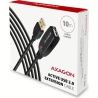Axagon Active extension USB 2.0 A-M> A-F cable, 10 m long. Power supply option.