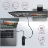 Axagon Multiport USB 3.2 Gen 1 hub. HDMI, Gigabit LAN and Power Delivery. 20 cm USB-C cable.