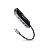 Axagon Multiport USB 3.2 Gen 1 hub. HDMI, Gigabit LAN and Power Delivery. 20 cm USB-C cable.