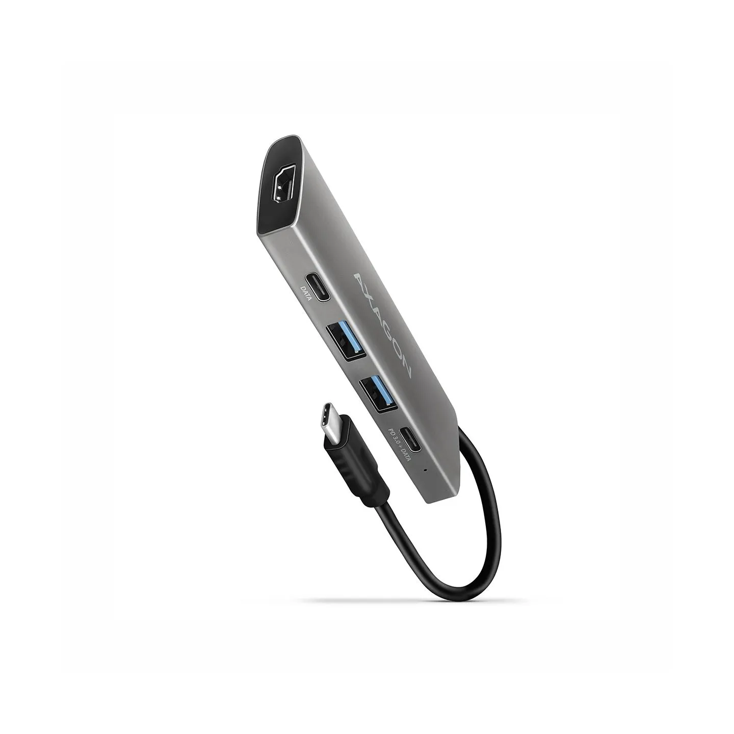 Axagon Hub HMC-5G2 2x USB-A + 2x USB-C + HDMI, USB-C 3.2 Gen 2 10Gbps, PD 60W, 13cm USB-C cable