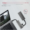 Axagon HMC-5G2 2x USB-A + 2x USB-C + HDMI, USB-C 3.2 Gen 2 10Gbps hub, PD 60W, 13cm USB-C cable