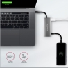 Axagon HMC-5G2 2x USB-A + 2x USB-C + HDMI, USB-C 3.2 Gen 2 10Gbps hub, PD 60W, 13cm USB-C cable