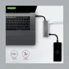 Axagon Hub HMC-5G2 2x USB-A + 2x USB-C + HDMI, USB-C 3.2 Gen 2 10Gbps, PD 60W, 13cm USB-C cable