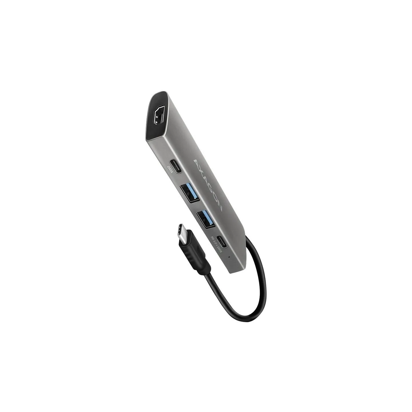 Axagon HMC-5G2 2x USB-A + 2x USB-C + HDMI, USB-C 3.2 Gen 2 10Gbps hub, PD 60W, 13cm USB-C cable