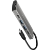 Axagon Hub HMC-5G2 2x USB-A + 2x USB-C + HDMI, USB-C 3.2 Gen 2 10Gbps, PD 60W, 13cm USB-C cable
