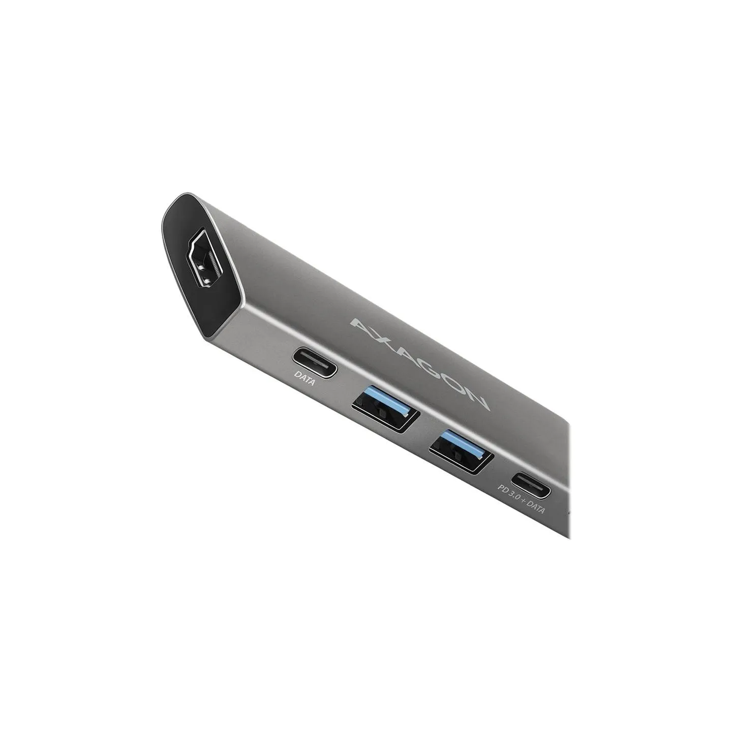 Axagon Hub HMC-5G2 2x USB-A + 2x USB-C + HDMI, USB-C 3.2 Gen 2 10Gbps, PD 60W, 13cm USB-C cable