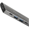 Axagon HMC-5G2 2x USB-A + 2x USB-C + HDMI, USB-C 3.2 Gen 2 10Gbps hub, PD 60W, 13cm USB-C cable
