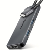 Axagon HMC-5H8K USB 5Gbps hub, 2x USB-A, USB-C, HDMI 8k/30Hz, PD 100W,