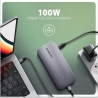 Axagon HMC-12GM2 USB hub 12in1 10Gbps HDMI DP LAN M.2