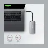 Axagon Hub HMC-6M2 USB-C 3.2 Gen 1 hub w. M.2 SATA + HDMI + GLAN + 2x USB-A + PD 100W