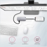 Axagon HMC-6M2 SUPERSPEED USB-C COMBO 6IN1 HUBMultiport USB 3.2 Gen 1 hub. SATA M.2, HDMI, Gigabit LAN and Power Delivery. Cable