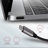 Axagon HMC-6M2 SUPERSPEED USB-C COMBO 6IN1 HUBMultiport USB 3.2 Gen 1 hub. SATA M.2, HDMI, Gigabit LAN and Power Delivery. Cable