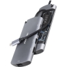 Axagon HMC-6M2 SUPERSPEED USB-C COMBO 6IN1 HUBMultiport USB 3.2 Gen 1 hub. SATA M.2, HDMI, Gigabit LAN and Power Delivery. Cable