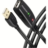 Axagon Active extension USB 2.0 A-M> A-F cable, 5 m long. Power supply option.