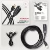 Axagon Active extension USB 2.0 A-M> A-F cable, 5 m long. Power supply option.