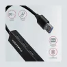 Axagon HMA-GL3A 3x USB-A + GLAN, USB3.2 Gen 1 hub, metal, 20cm USB-A cable