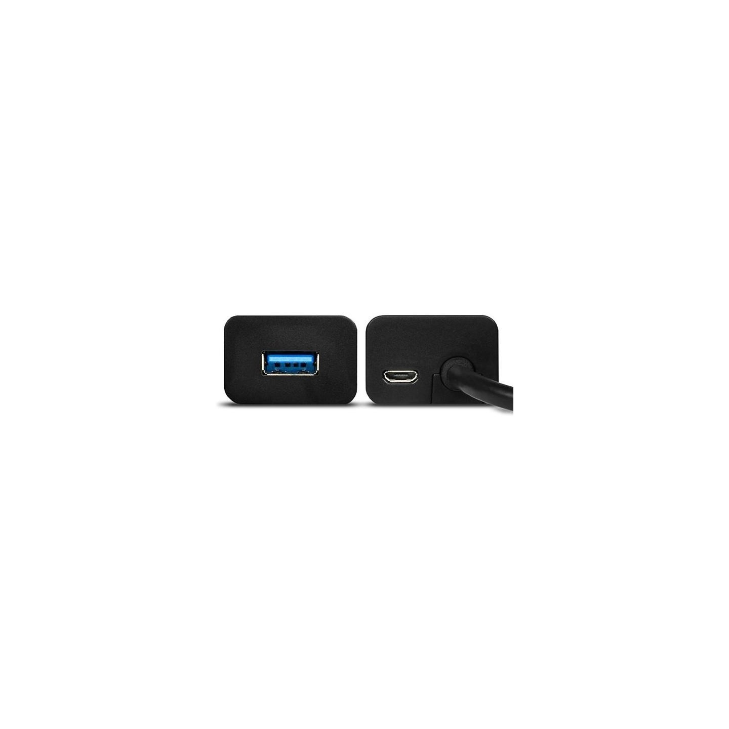 Axagon HUE-S2BP 4x USB3.0 Charging Hub 1.2m Cable, MicroUSB Charging, Incl. AC Adapter