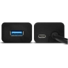 Axagon Charging Hub HUE-S2BP 4x USB 3.2 Gen 1, 1.2m Cable, MicroUSB Charging, Incl. AC Adapter