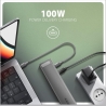 Axagon HMC-10HLS USB hub 10in1 5Gbps,4xUSB,HDMI,LAN,SD