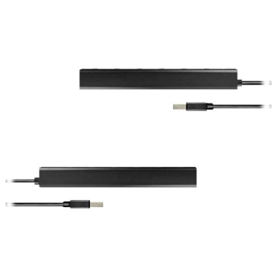 Axagon Charging Hub HUE-SA7BP 7x USB 3.2 Gen 1 ALU Incl. AC Adapter, Black