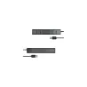 Axagon HUE-SA7BP 7x USB3.0 ALU Charging Hub Incl. AC Adapter, Black