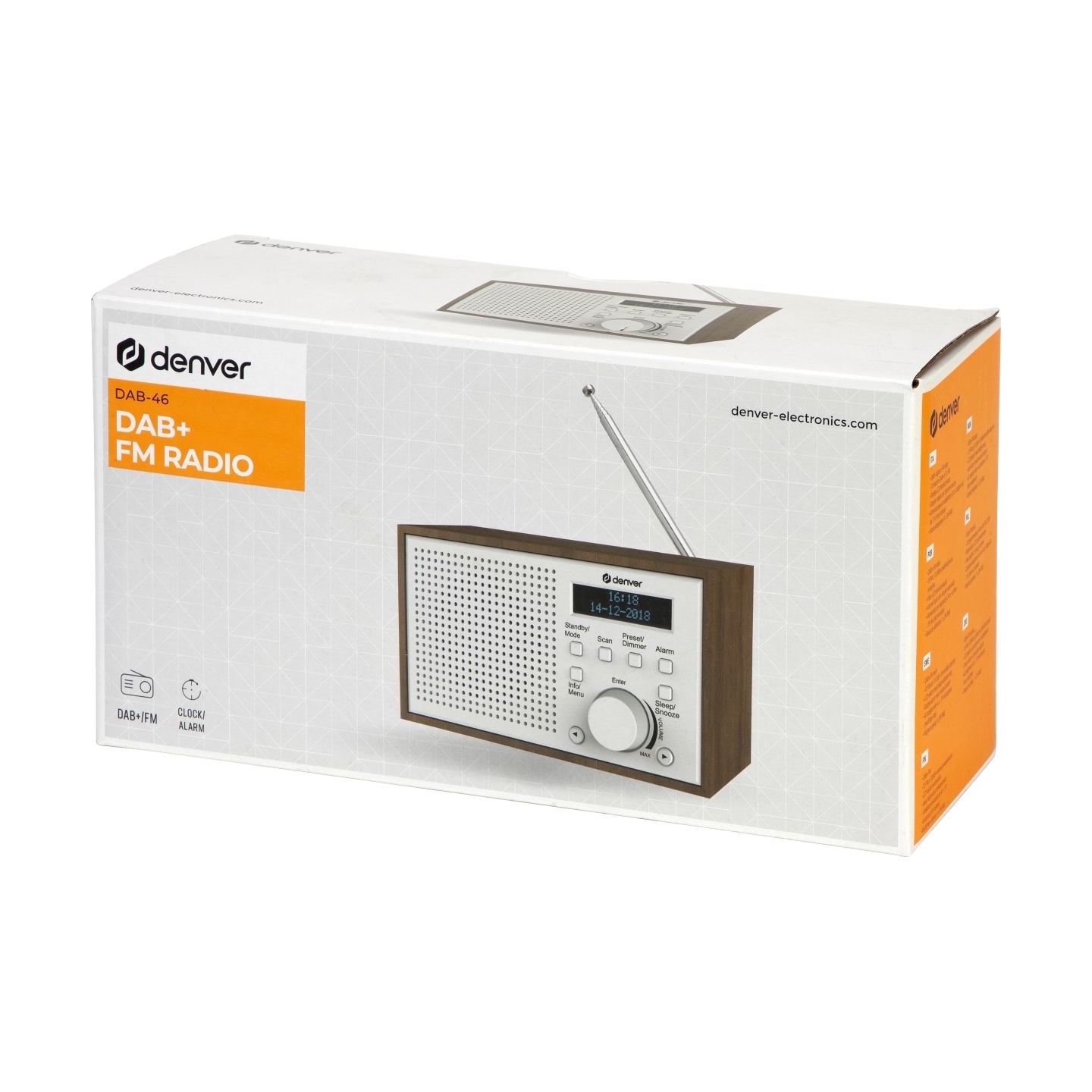 Denver DAB-46W White