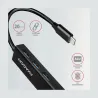 Axagon Network card HMC-GL3A 3x USB-A + GLAN, USB 3.2 Gen 1 hub, metal, 20cm USB-C cable