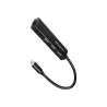 Axagon Network card HMC-GL3A 3x USB-A + GLAN, USB 3.2 Gen 1 hub, metal, 20cm USB-C cable