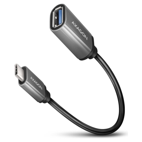Axagon RUCM-AFAC USB 3.2 Gen 1 Type-C Male > Type-A Female, cable adapter 0,2m, 3A, ALU