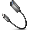 Axagon RUCM-AFAC USB 3.2 Gen 1 Type-C Male > Type-A Female, cable adapter 0,2m, 3A, ALU