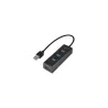 Axagon HUE-S2B 4x USB3.0 Charging Hub, MicroUSB Charging Connector