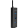Axagon HUE-S2B 4x USB3.0 Charging Hub, MicroUSB Charging Connector
