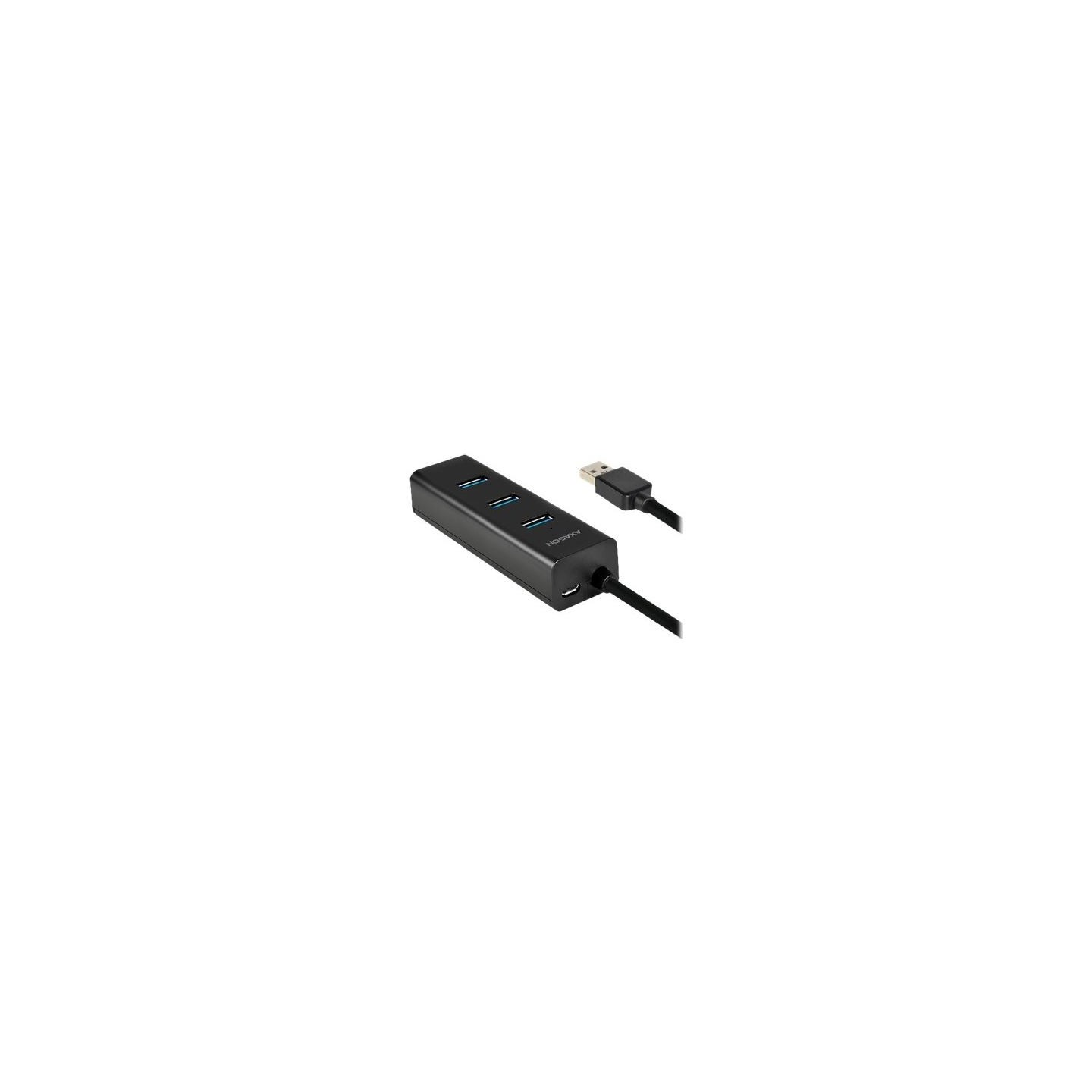 Axagon HUE-S2B 4x USB3.0 Charging Hub, MicroUSB Charging Connector