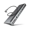 Axagon Multiport USB-C 5Gbps TRIPLE 4K DISPLAY hub HMC-4KX3