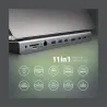 Axagon HMC-4KX3 3x USB- A/2xHDMI/DP/GLAN/SD/PD