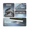 Axagon HMC-8HLSA USB hub 8in1 5Gbps HDMI audio LAN PD