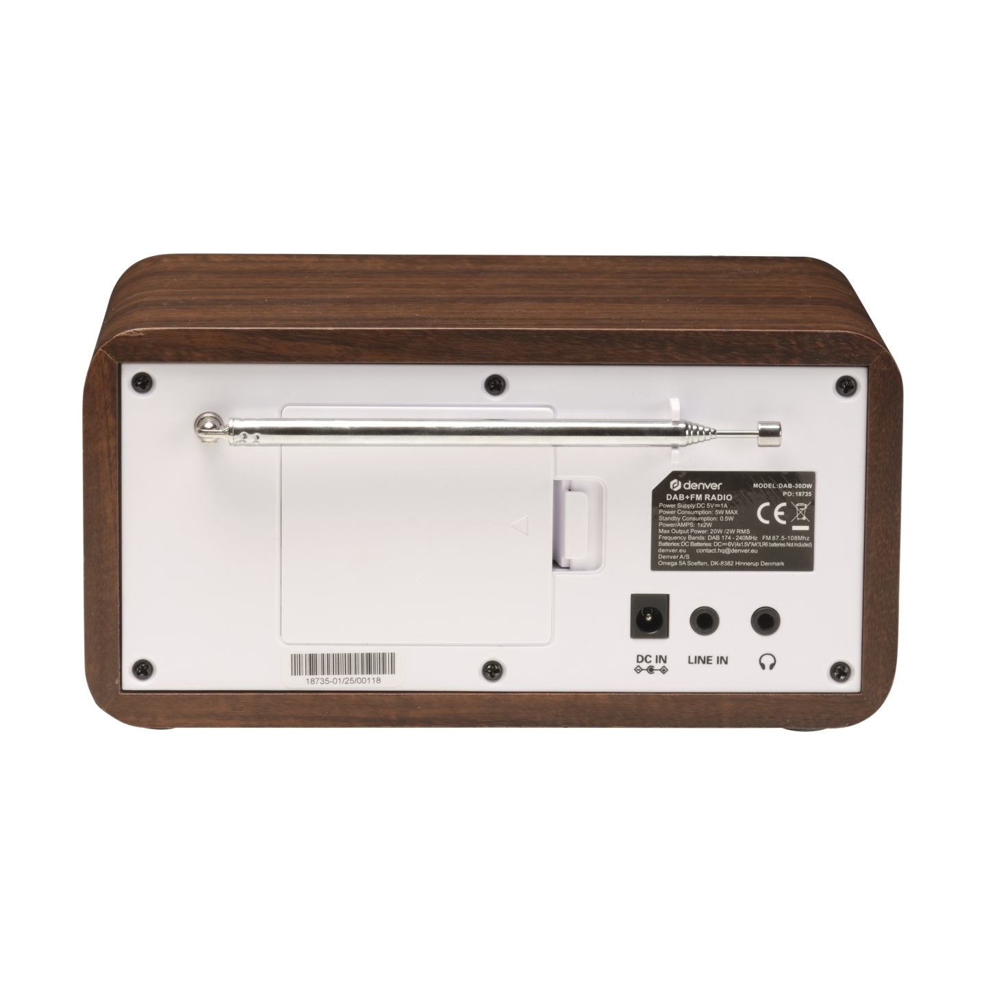 Denver DAB-30DW Dark Wood