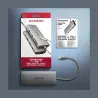 Axagon HMC-8HLSA USB hub 8in1 5Gbps HDMI audio LAN PD
