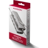 Axagon HMC-8HLSA USB-C 3.2 Gen 1 hub, 3x USB-A + 4K/30Hz HDMI + SD/microSD, GLAN, Audio, PD 100W, 20cm USB-C cable