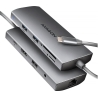 Axagon HMC-8HLSA USB hub 8in1 5Gbps HDMI audio LAN PD