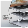 Axagon HMC-STND USB hub 6in1 ALU stand for laptop