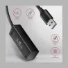 Axagon HUE-M1AL 4x USB 3.2 Gen 1 MINI hub, metal, 1.2m USB-A cable