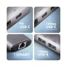 Axagon HMC-6G2L 2x USB-A 10Gbps, 1x USB-C 10Gbps, 4K/60Hz HDMI, RJ-45, USB 3.2 Gen 2 hub, PD 100W, 15cm USB-C cable